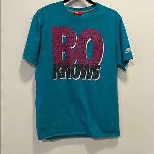 Nike Teal 'Bo Knows' Graphic Tee